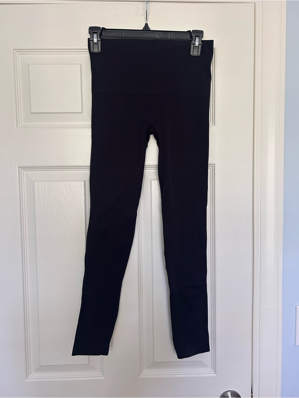 Spanx Womens Black High-Waist Leggings